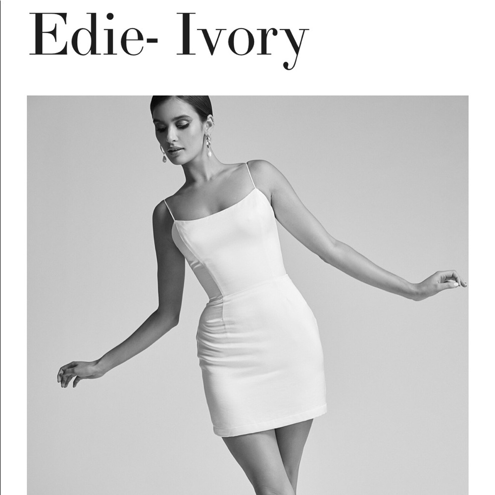 Before by Sarah Seven ivory dress